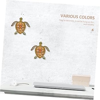 Amazon.co.jp: 1個 亀の壁掛け ウミガメの壁アート 海の装飾